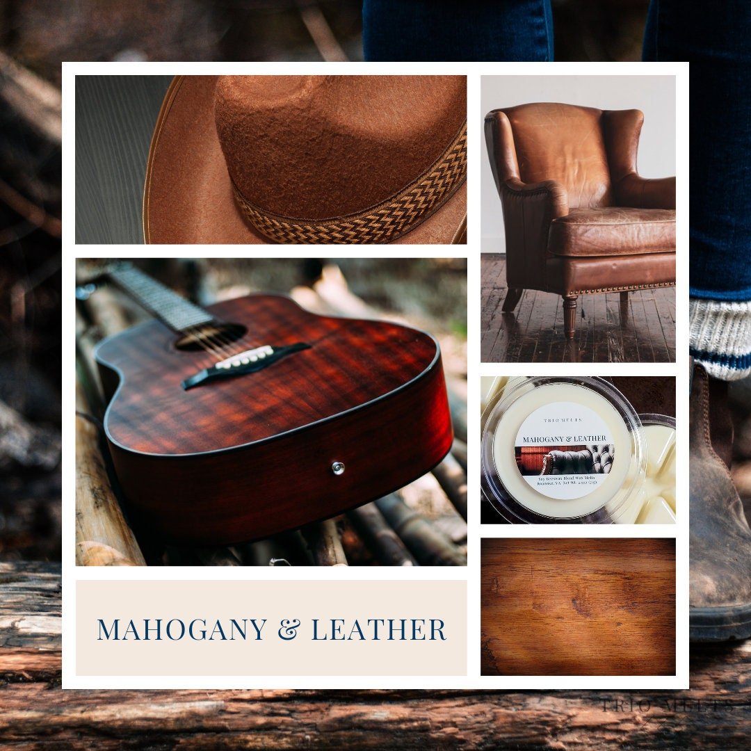 Mahogany & Leather - Trio Melts